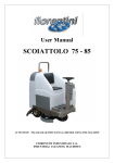 User Manual SCOIATTOLO 75 - 85