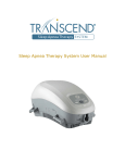 Transcend II Travel CPAP Machine User Manual