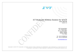 IVT Bluetooth Wireless Solution for WinCE
