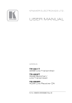 Kramer TP-582R Manual