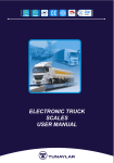 ELECTRONIC TRUCK SCALES USER MANUAL