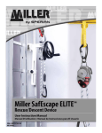 Miller SafEscape ELITE Manual
