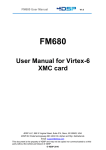 FM680 User Manual - 4DSP LLC | Data Acquisition and Signal