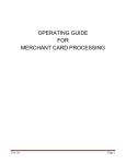 operating guide for merchant card processing