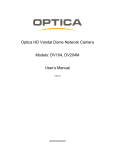 Manual - OPTICA Network Cameras