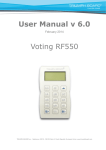 User Manual v 6.0 Voting RF550