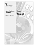 1771-6.5.25, Servo positioning Assembly User Manual