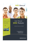 SMS Manual SMS Module