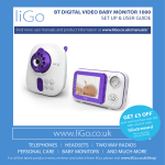 BT video Baby Monitor 1000 - User Manual