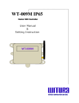 User Manual For WT-009M - Witura Technology Sdn Bhd