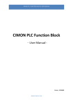 cimon plc function block user manual
