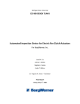 Automated Inspection Device for Electric Fan Clutch Actuators