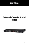 Automatic Transfer Switch (ATS) User Guide