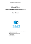 IQBoard MRQ2 Interactive Education System V3.0 User Manual