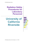 TABLE OF CONTENTS - Environmental Health & Safety