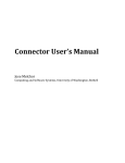 Connector User`s Manual
