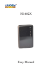 HI-602X Easy Manual