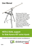 HSTA-2 DUAL support for Slide Kamera HST series tripods