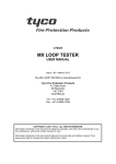 LT0341 MX Loop Tester User Manual