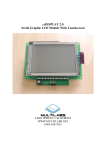 ezDISPLAY 2.0 Serial Graphic LCD Module With