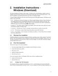 2. Installation Instructions - Windows (Download)