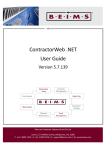 ContractorWeb .NET User Guide