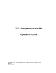TDC2 Temperature Controller Operator`s Manual