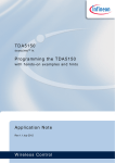 Programming the TDA5150