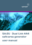 SA-2U Dual Link 444 safe-area generator user manual