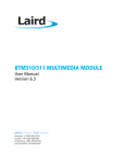 BTM510/511 User Manual