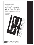 slc 500™ universal analog input module