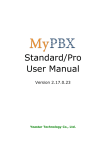 MyPBXPro User Manual