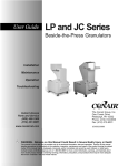 LP and JC Granulators - User Guide