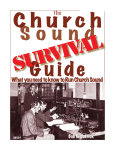 Church Sound Survival Guide