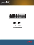 MC1-MK Installation Manual