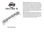 ADJ Ultra Bar 6 User Manual