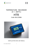TEMPERATURE RECORDER (0 ÷ 300°C)