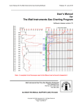 User`s Manual for The iBall Instruments Gas Charting Program