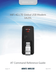 U602L AT Command Reference Guide