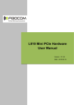 L810 Mini PCIe Hardware User Manual