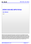 SONiX 8-Bit MCU MP-III Writer User Manual