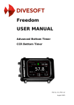 Divesoft Freedom Bottom Timer User Manual
