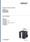 NJ-series CPU Unit Hardware User`s Manual