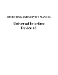 UID46: Universal Interface Device User`s Manual
