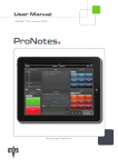 ProNotes 1.0 User Manual