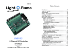 CMB16D - Light-O-Rama
