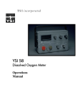 YSI Model 58 User Manual