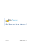 FileCleaner User Manual