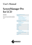 ScreenManager Pro for LCD User`s Manual