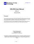 VSI-2534 User Manual